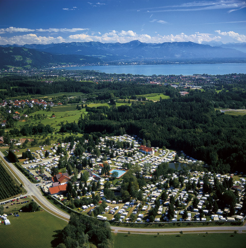 Luftbild Campingpark Gitzenweiler Hof von 2006