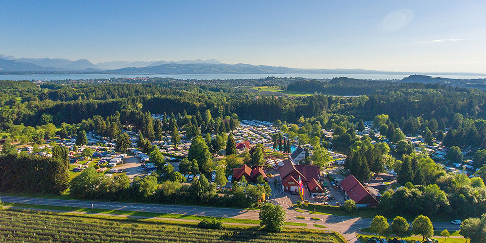 Luftbild Campingpark Gitzenweiler Hof von 2016
